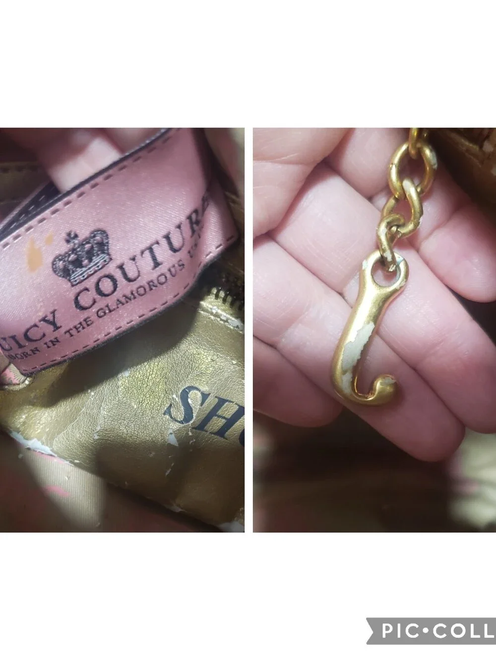 Juicy Couture Y2K Vintage Pink Terrycloth Satchel Purse